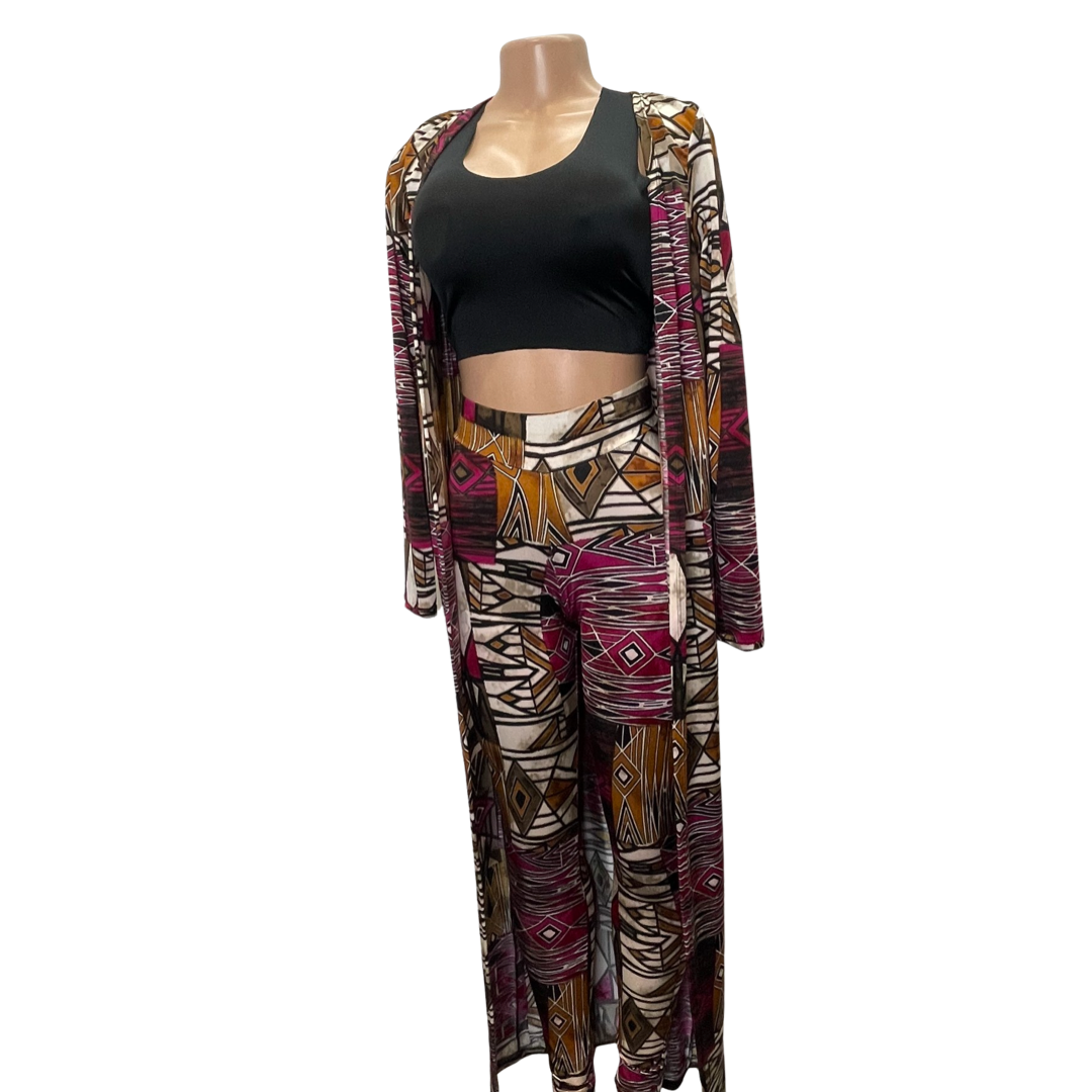 Ovie Duster & Leggings 2pc Set