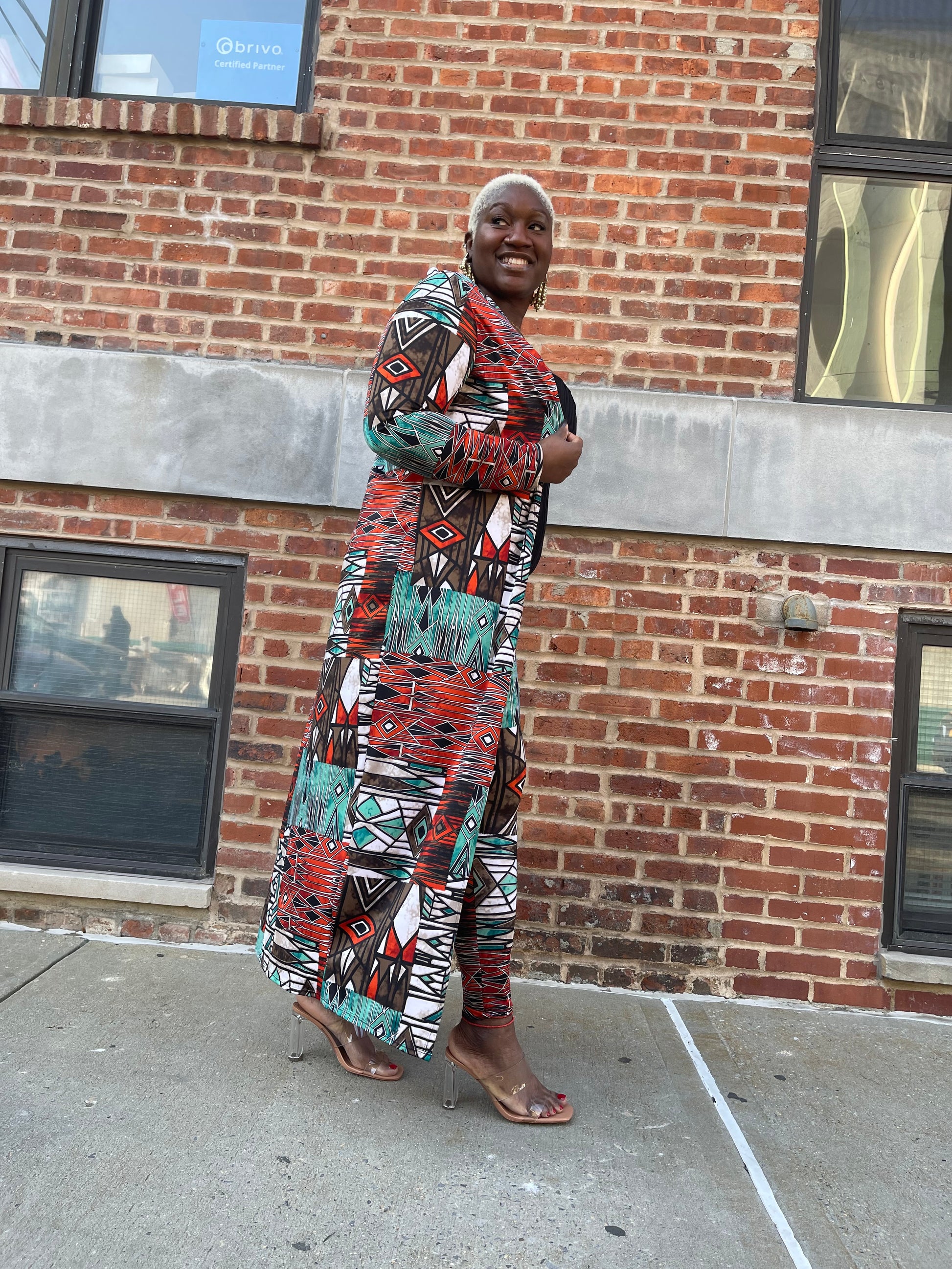 Ovie Duster & Leggings 2pc Set