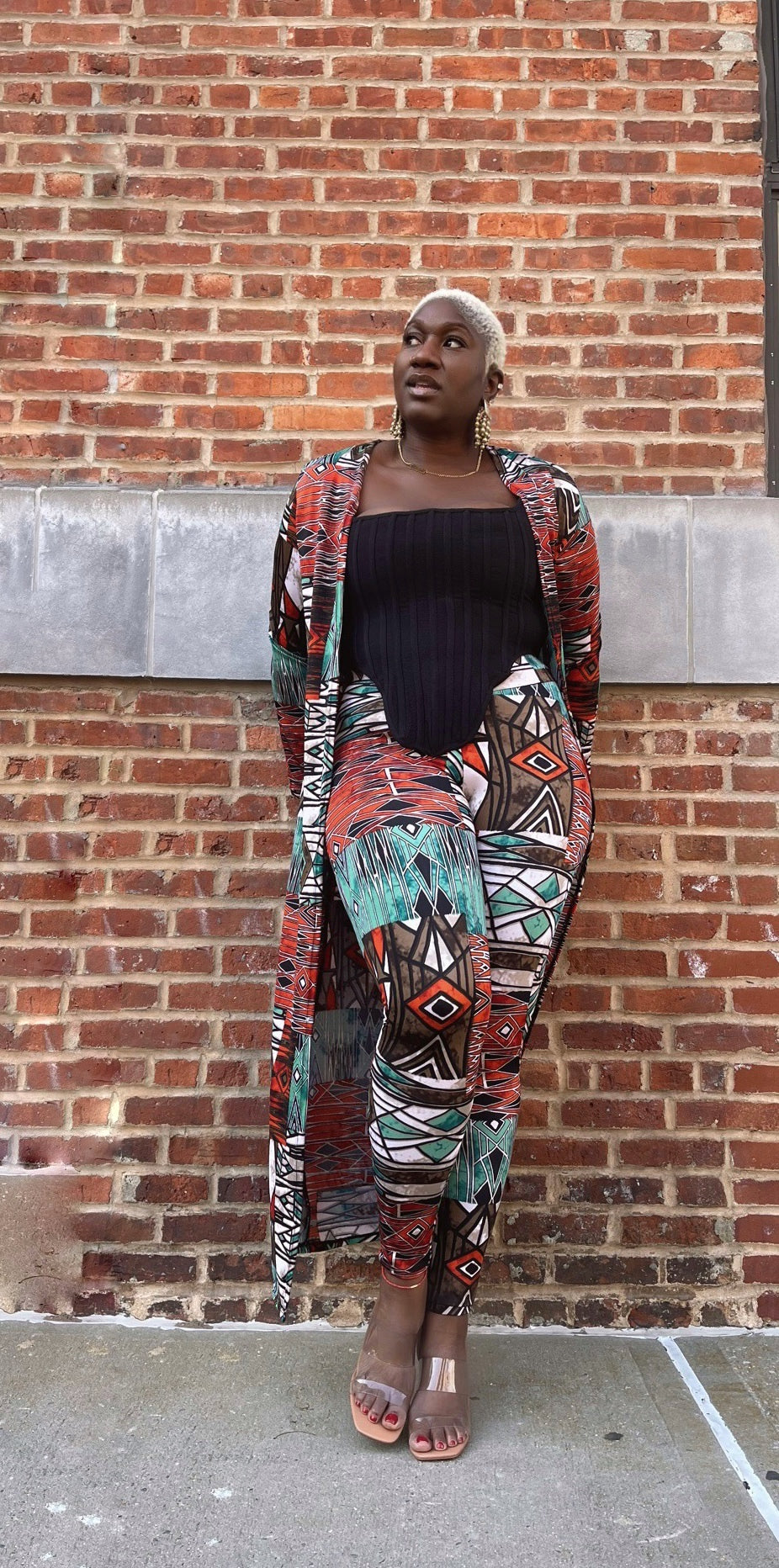 Ovie Duster & Leggings 2pc Set