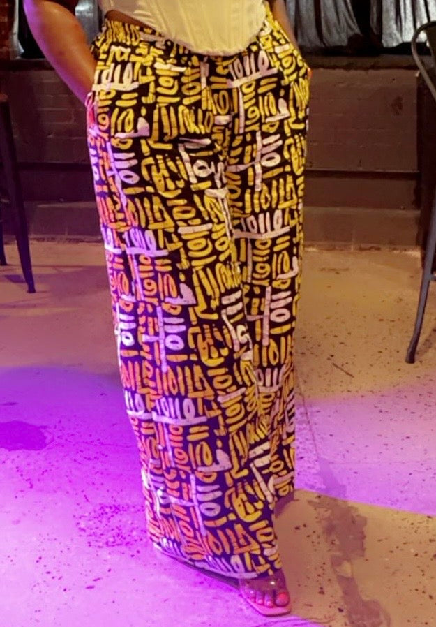 Binary Ankara Pants
