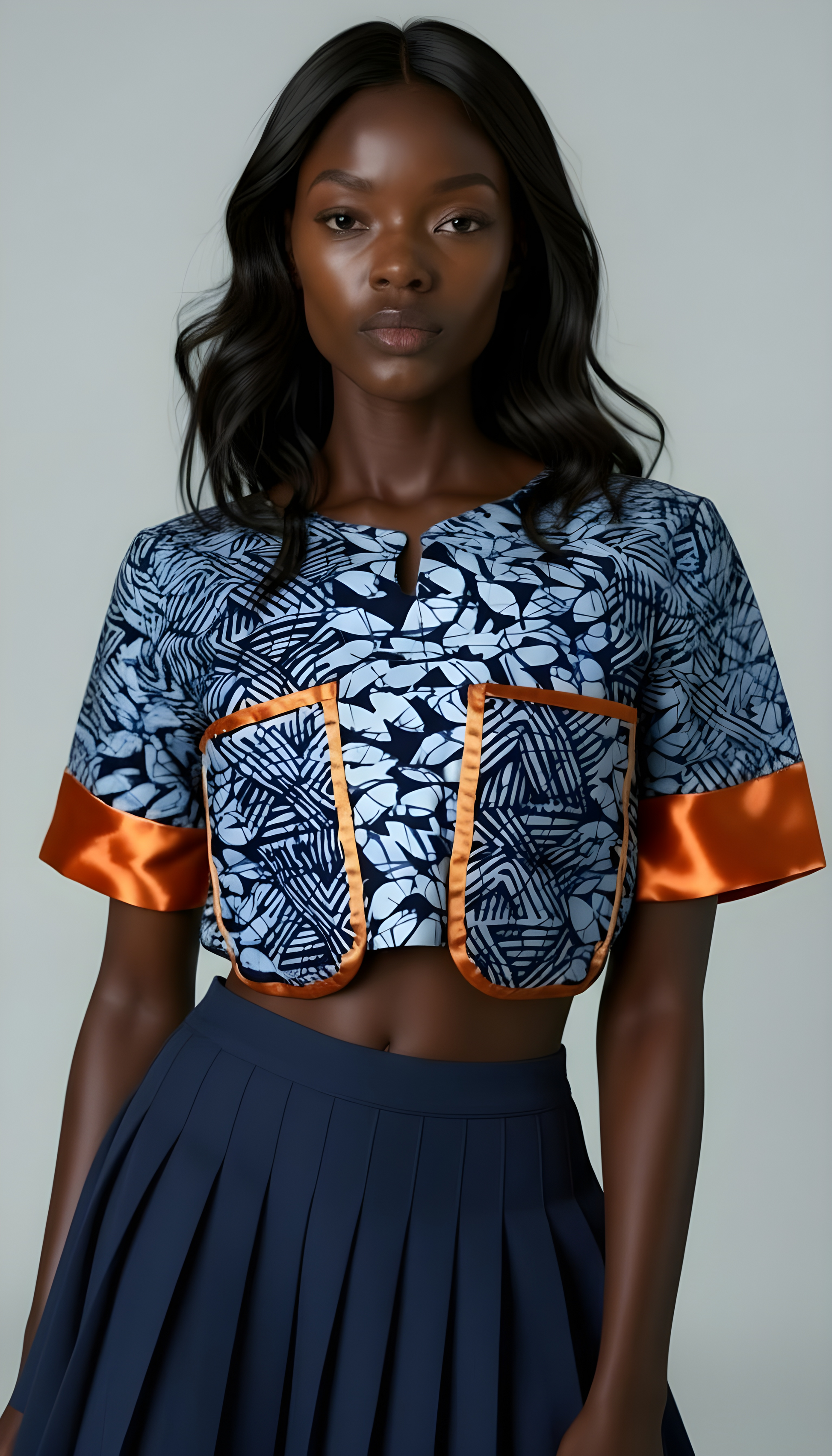 Double Pocket Crop Top