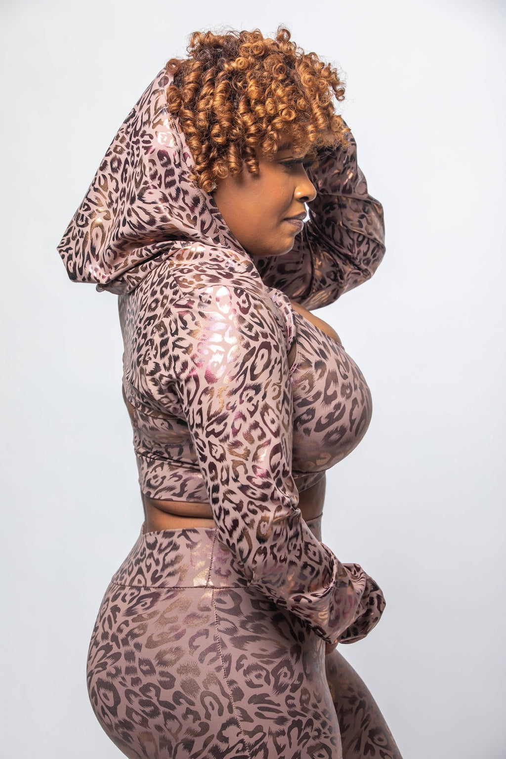 Faya Crop Shrug Hoodie