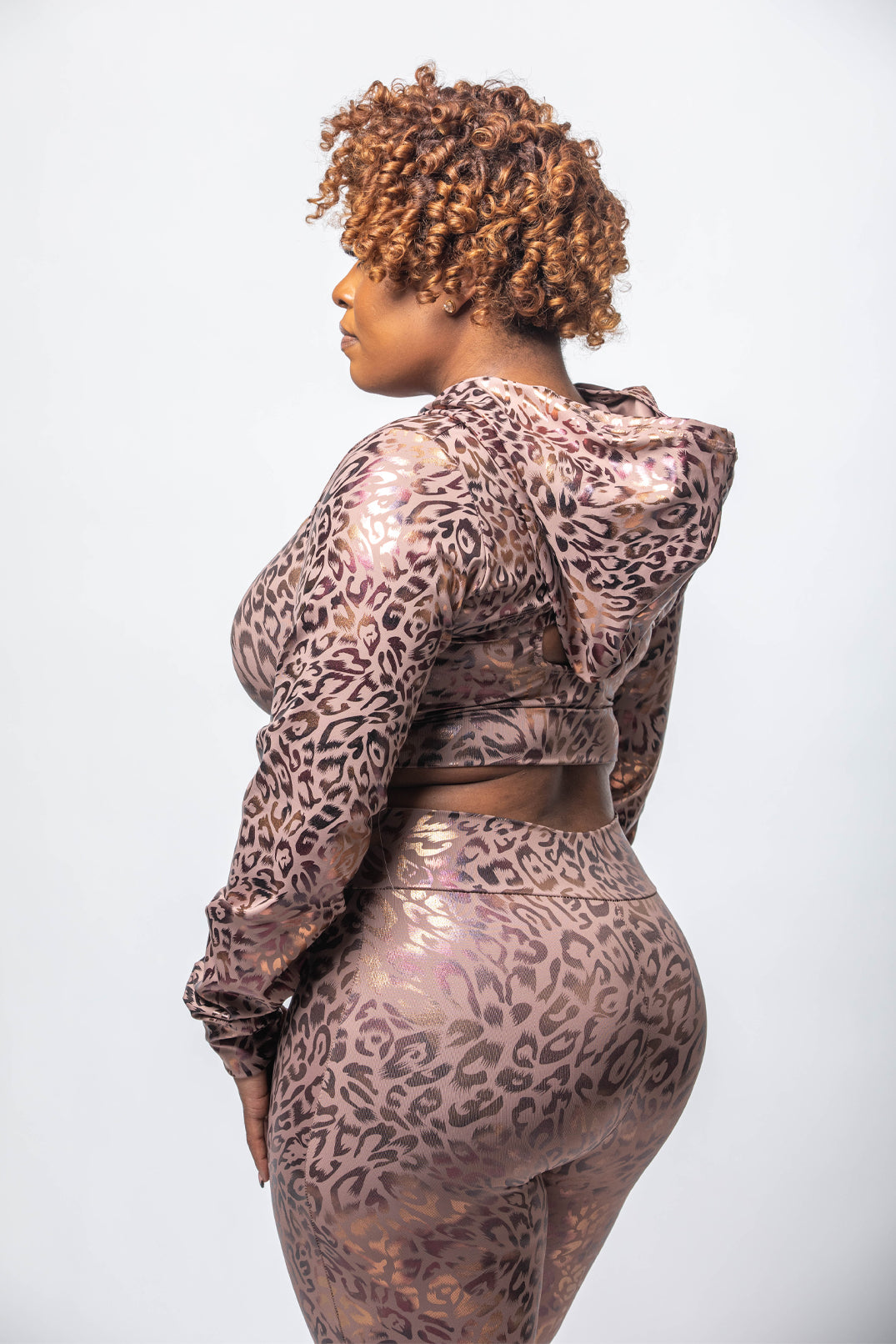 Faya Crop Shrug Hoodie