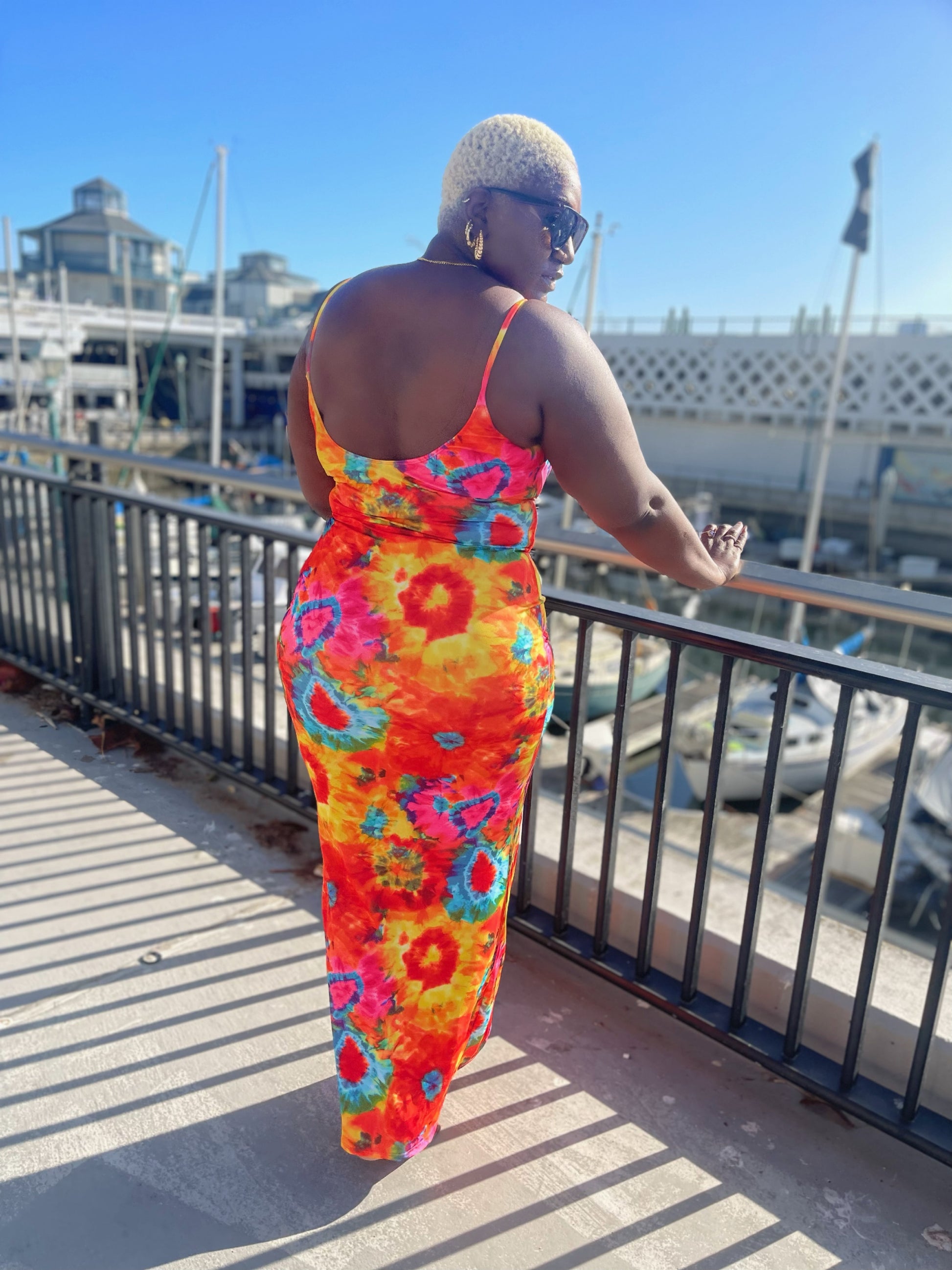 Sunshine Burst Maxi Dress