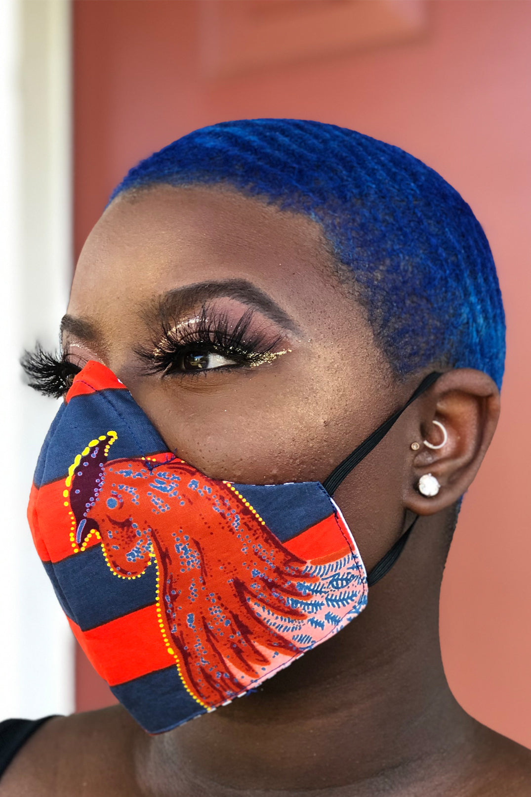 Red Rooster Face Mask